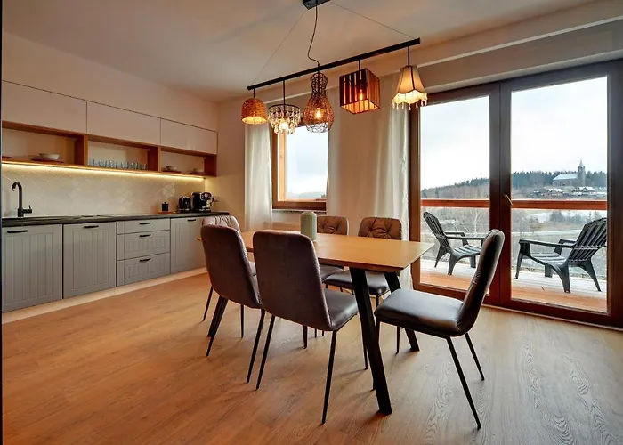 Apart-invest Widokowy Dwupoziomowy * Sklářská Poruba